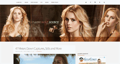 Desktop Screenshot of claire-holt.net